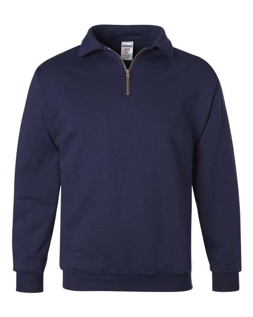 Super Sweats NuBlend Quarter-Zip Cadet Collar Sweatshirt.  ODGDW-4528MR-EXL